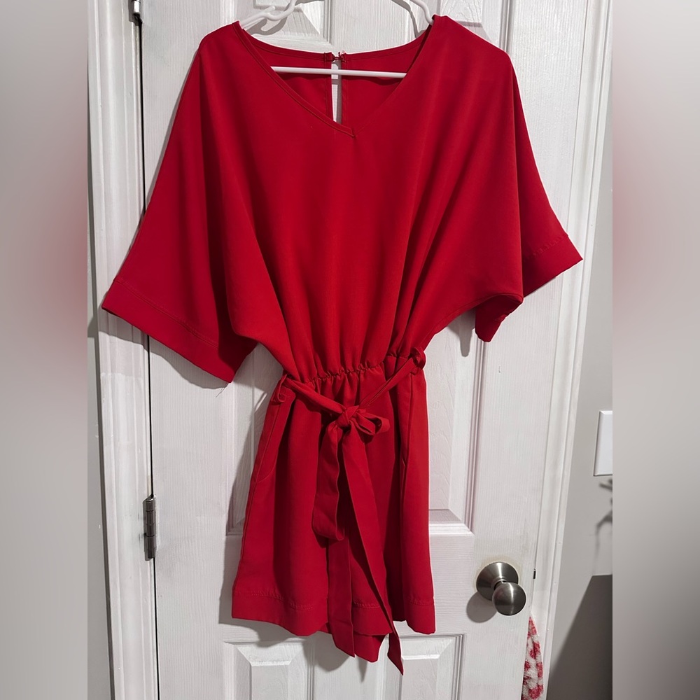 Red Romper from a Boutique